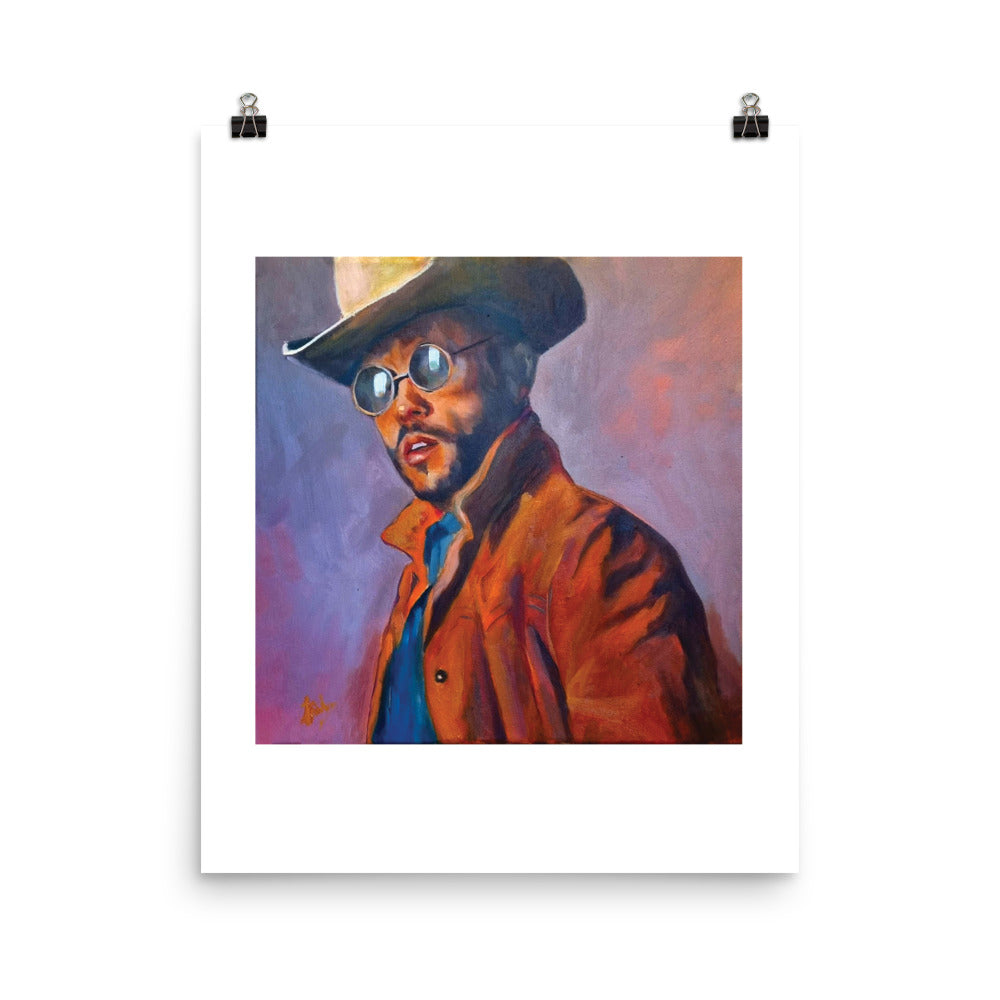 Charley Crockett (Painting) Poster