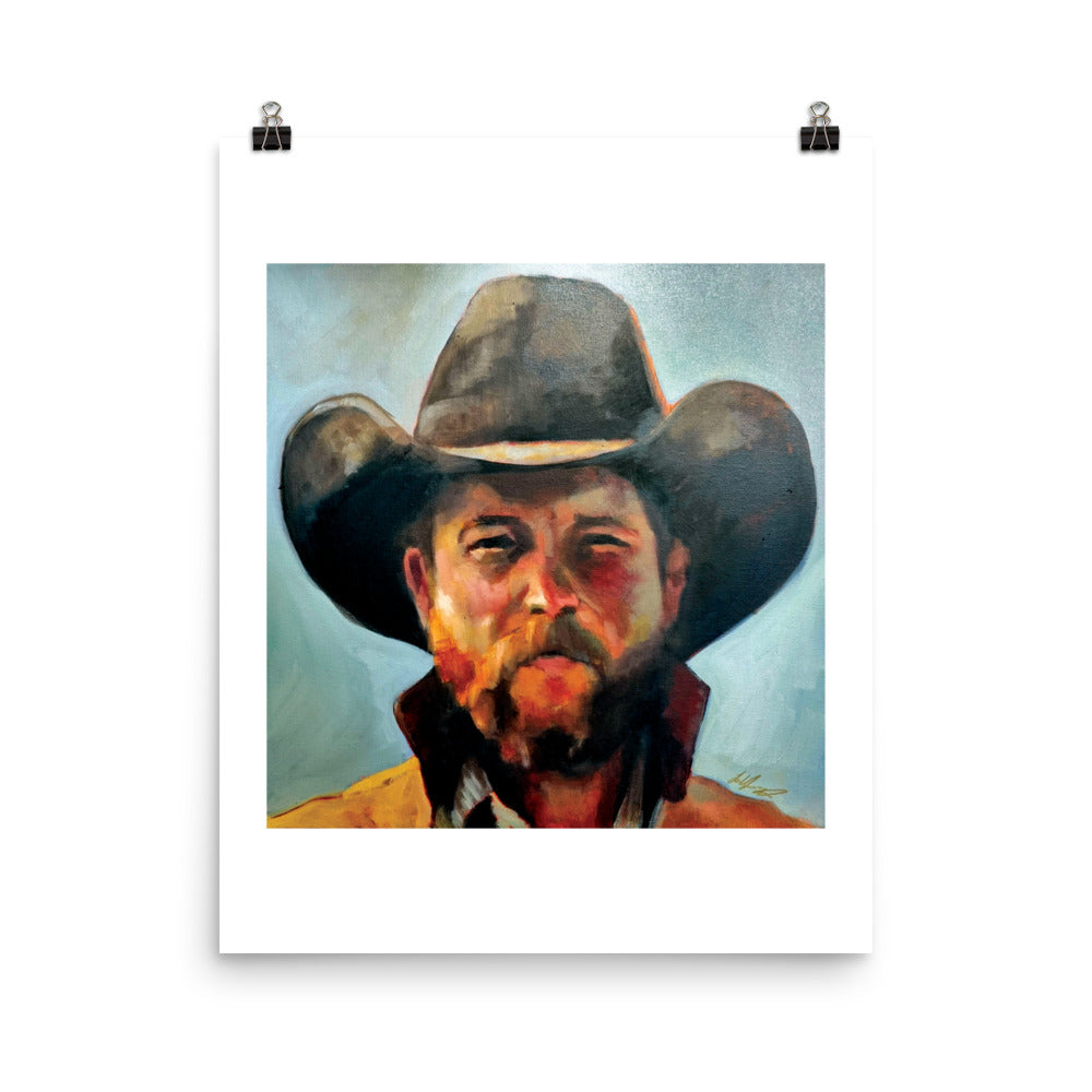 Colter Wall (Painting) Poster