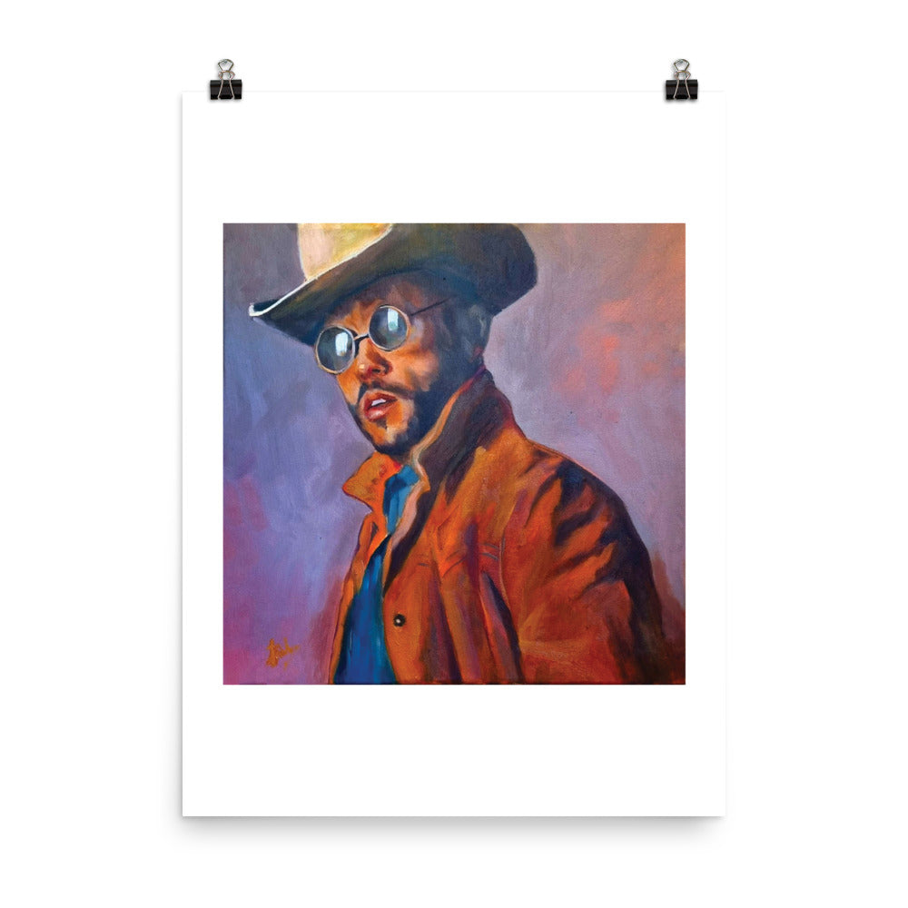 Charley Crockett (Painting) Poster