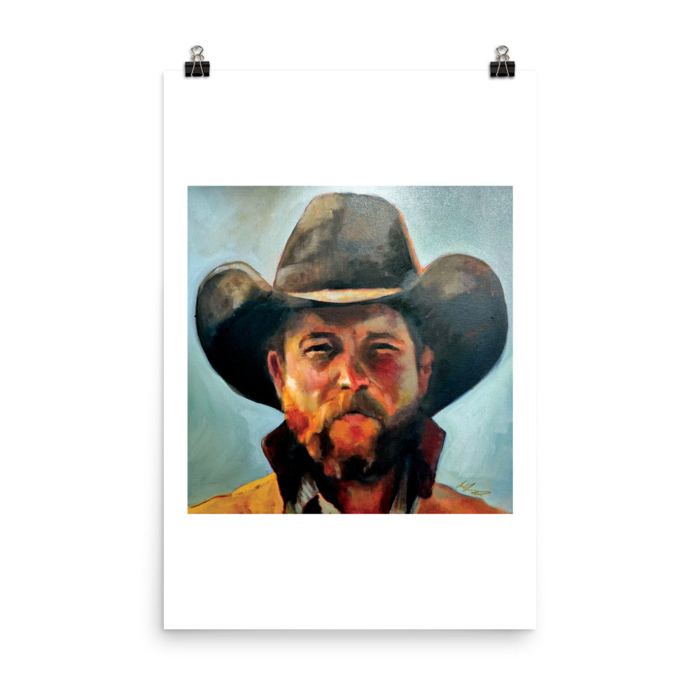 Colter Wall (Painting) Poster