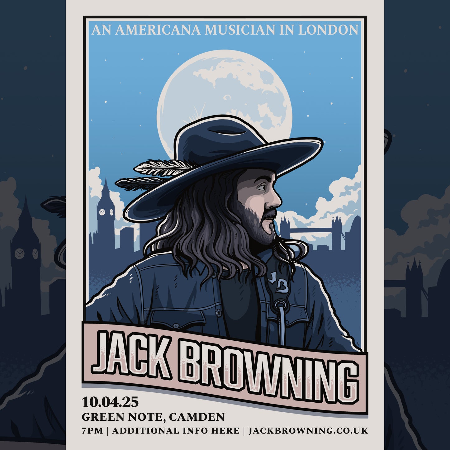 *Signed & Limited* Green Note Poster (A3, 11.7x16.5")