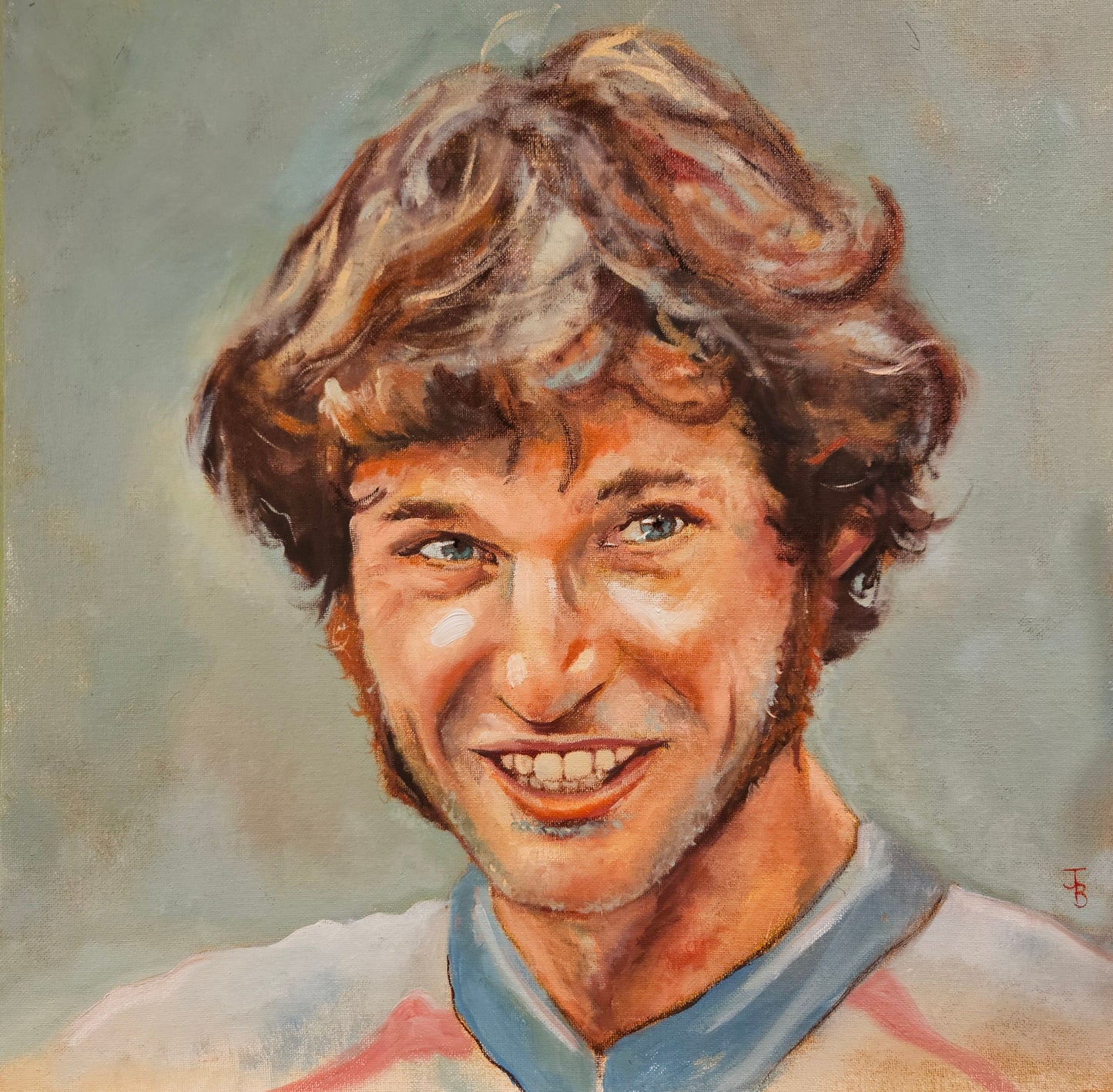 [Original] Guy Martin (Oil on Canvas) By Jack Browning
