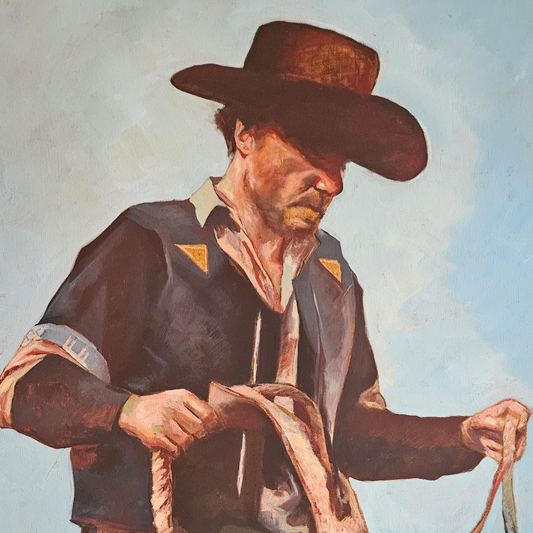 [Original] Wrangler (Oil on Canvas) By Jack Browning