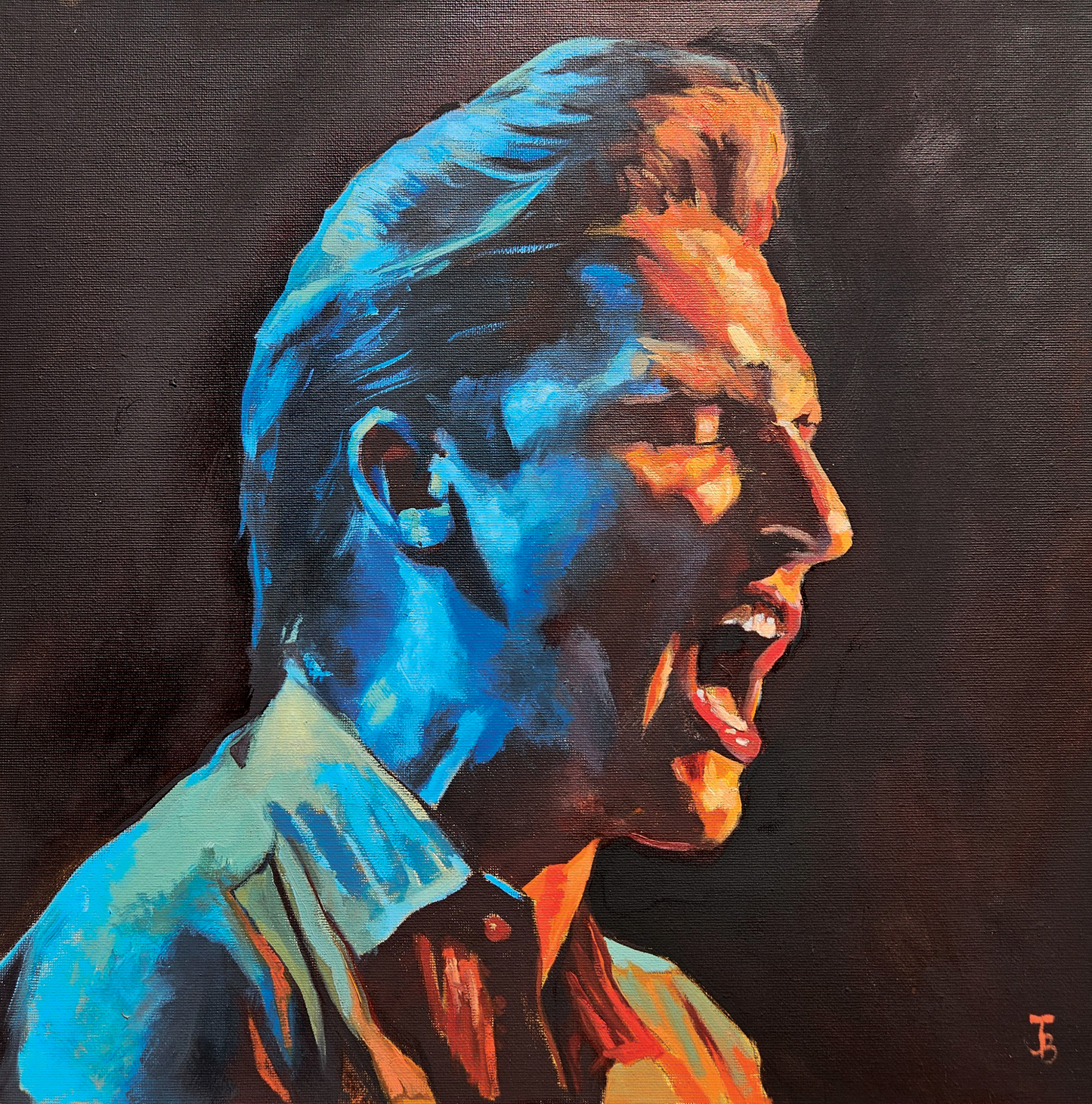 [Original] Brandon Coleman, Red Clay Strays (Oil on Canvas Panel) By Jack Browning