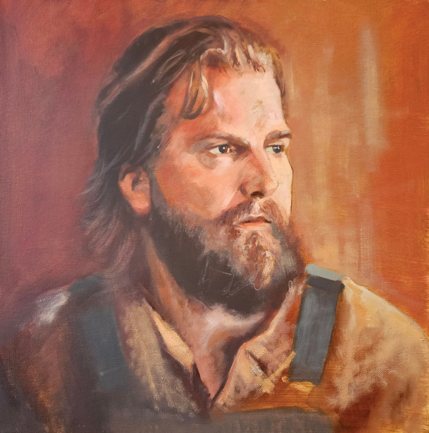 [Original] Charles Wesley Godwin (Oil on Canvas) By Jack Browning