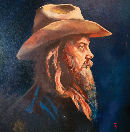 [Original] Chris Stapleton (Oil on Canvas) By Jack Browning
