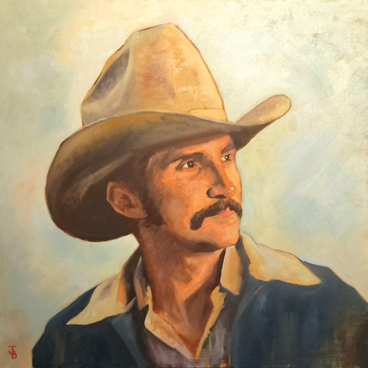 [Original] Jesse Daniel (Oil on Canvas) By Jack Browning