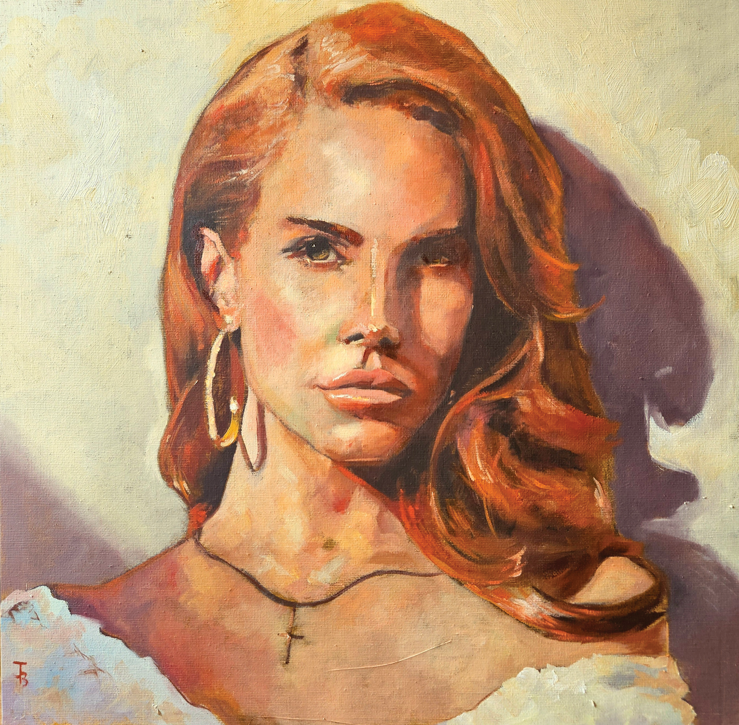 [Original] Lana Del Rey (Oil on Canvas Panel) By Jack Browning