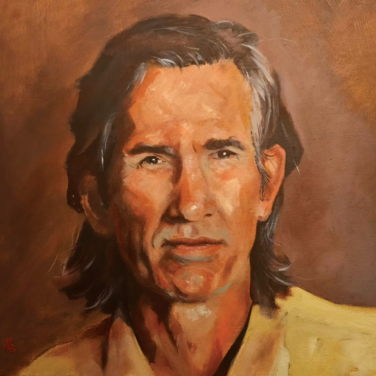 [Original] Townes Van Zandt (Oil on Canvas) By Jack Browning