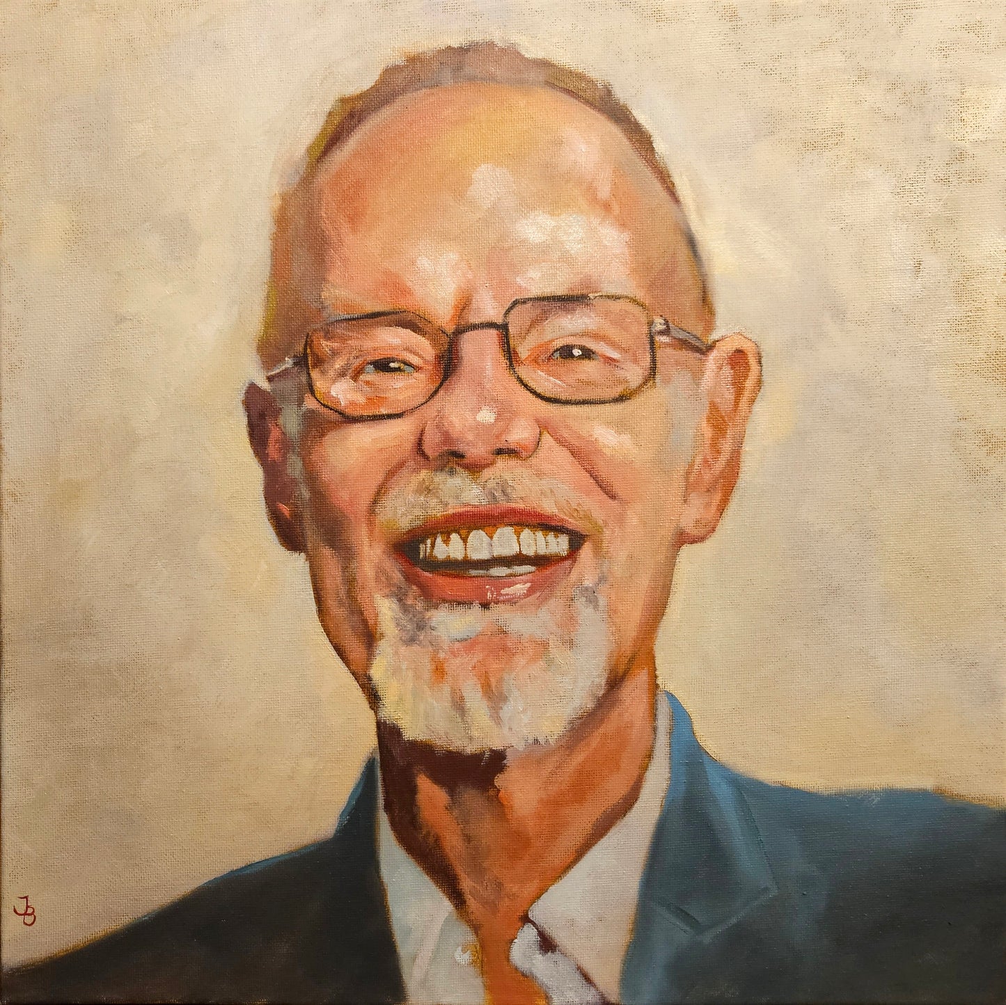 [Original] Whispering Bob Harris (Oil on Canvas) By Jack Browning