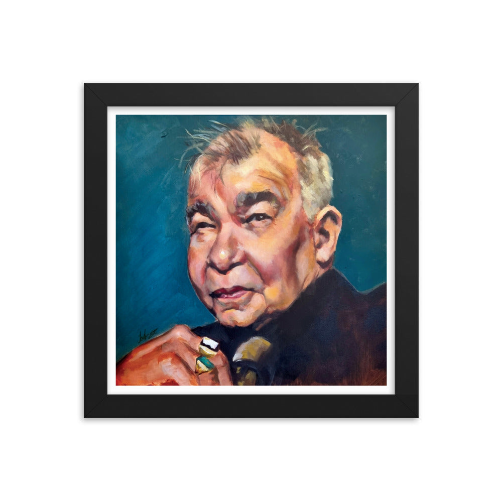 John Prine (Painting) Framed Poster