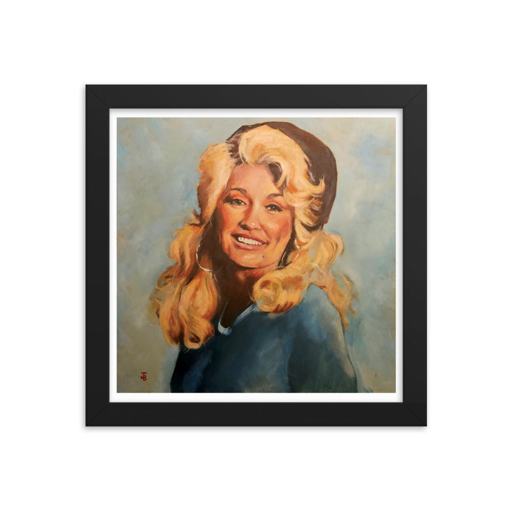 Dolly Parton (Painting) Framed Poster