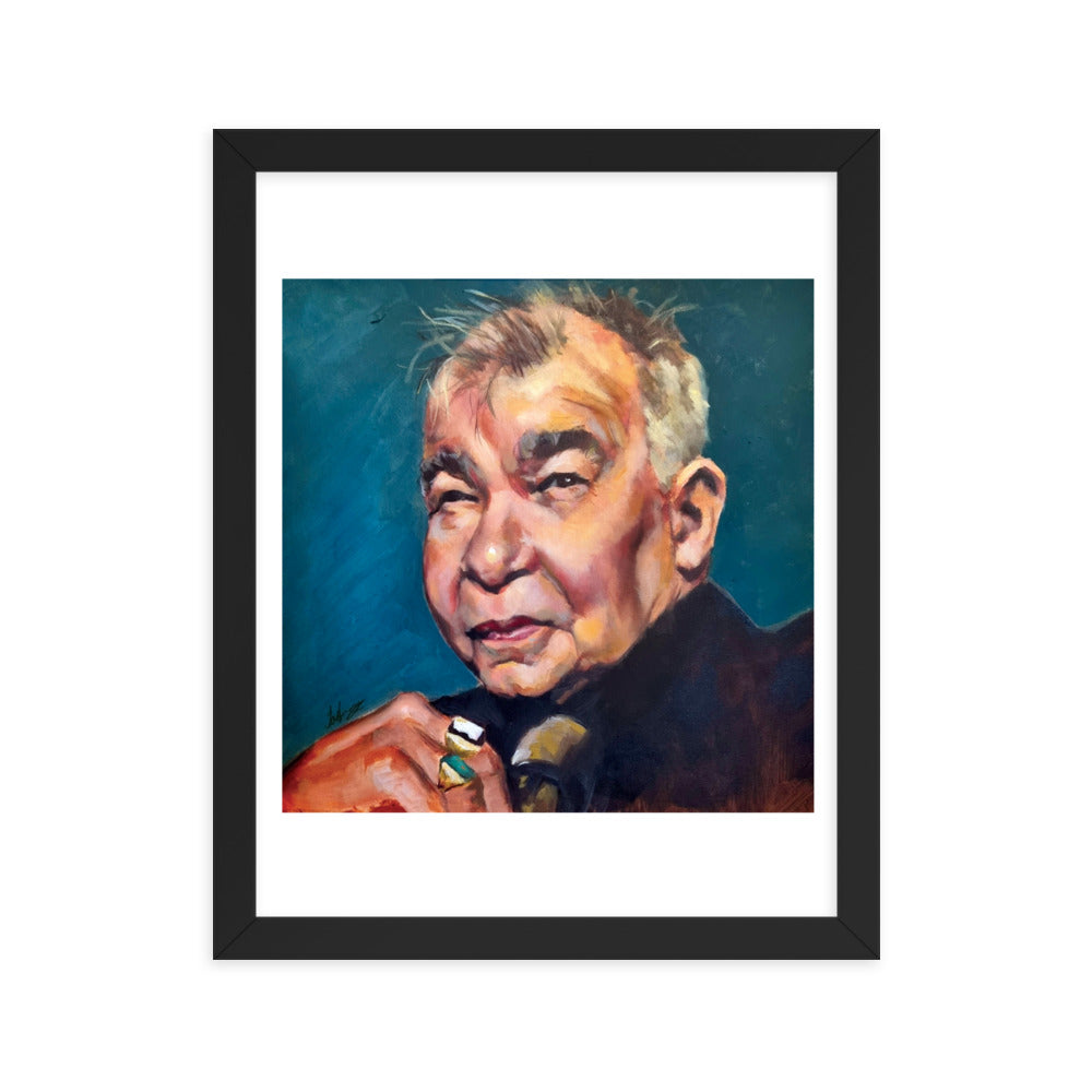 John Prine (Painting) Framed Poster