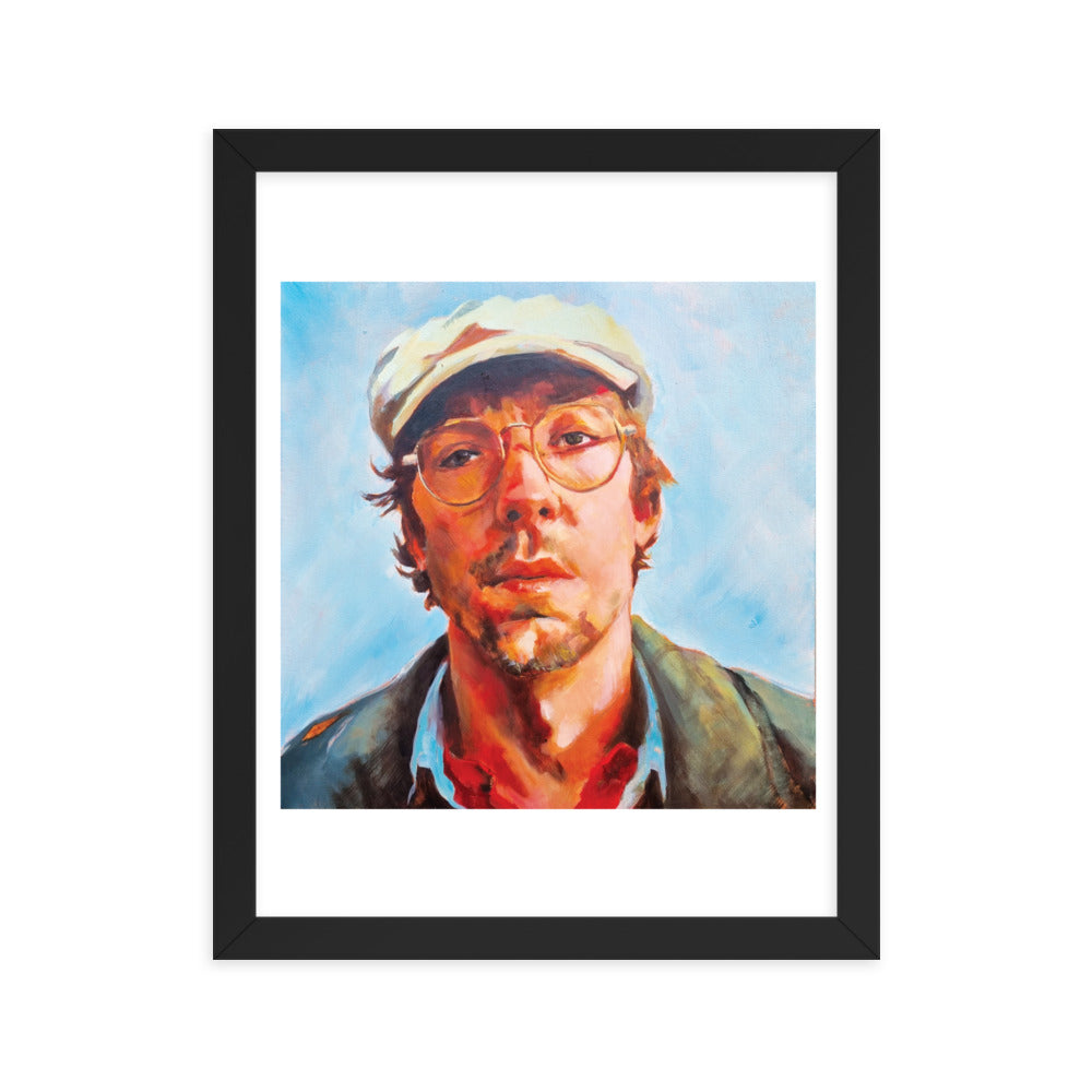 Justin Townes Earle (Painting) Framed Poster