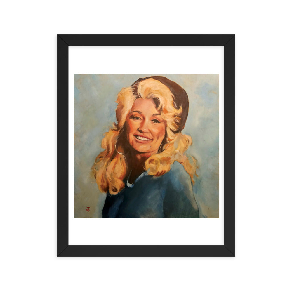 Dolly Parton (Painting) Framed Poster