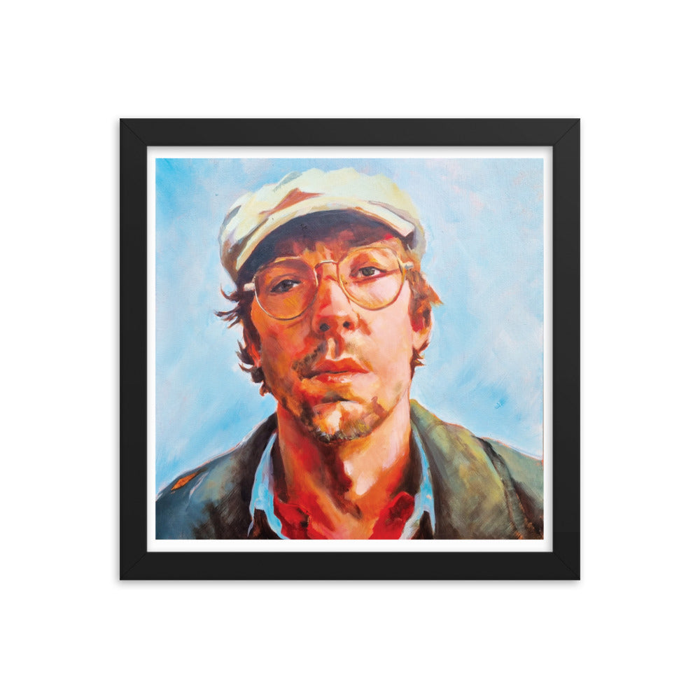 Justin Townes Earle (Painting) Framed Poster