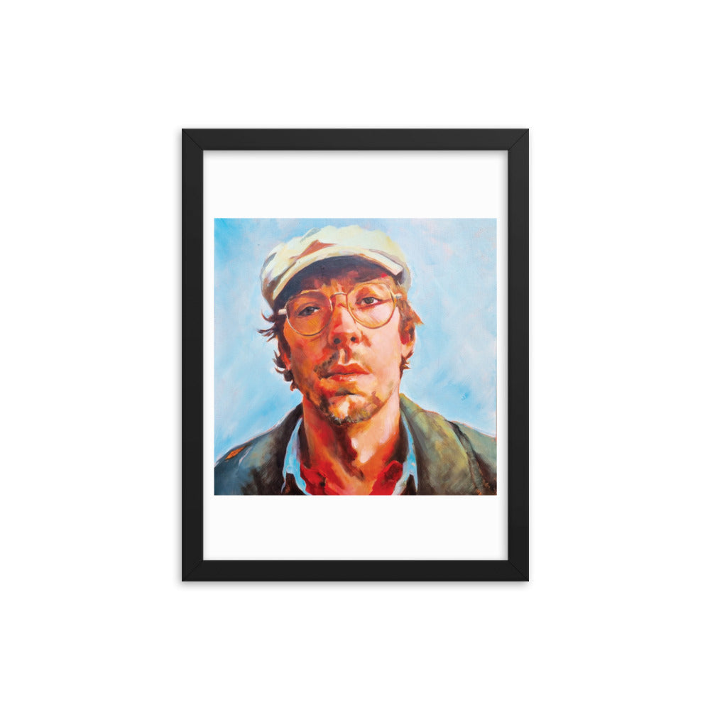 Justin Townes Earle (Painting) Framed Poster