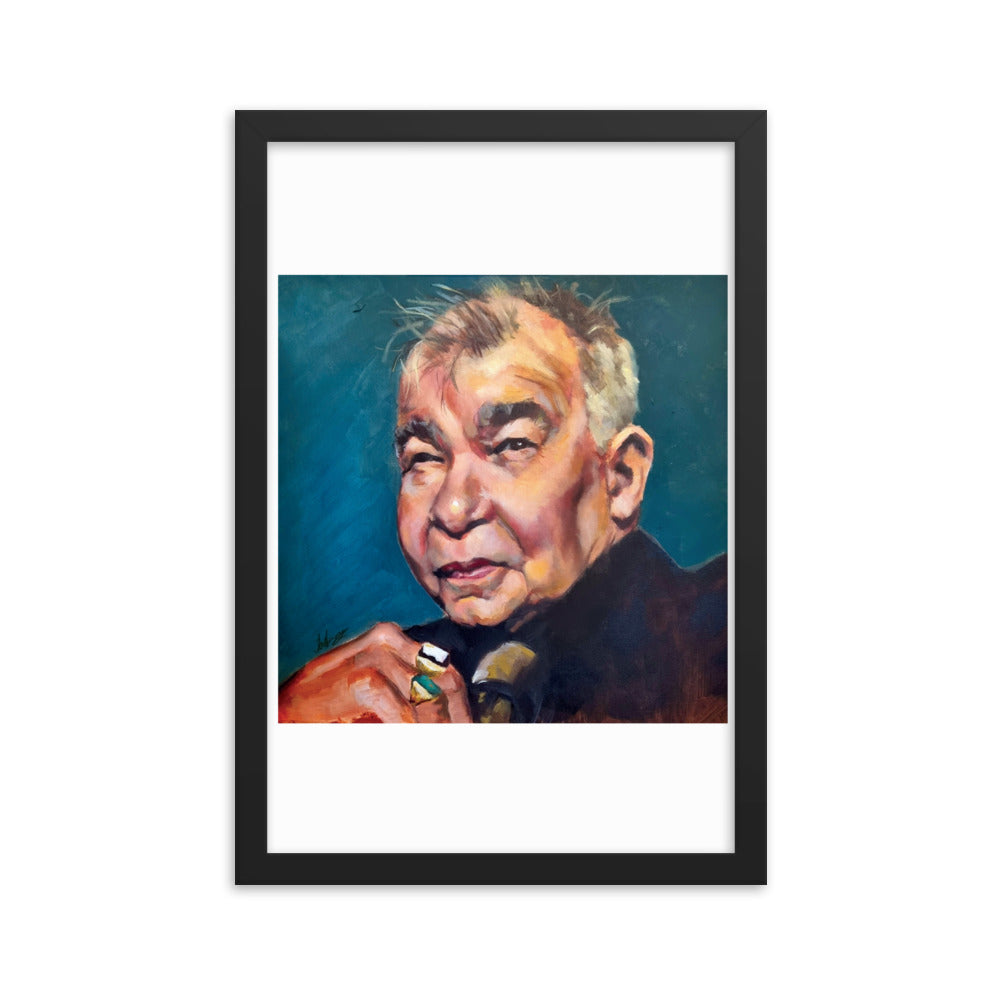 John Prine (Painting) Framed Poster