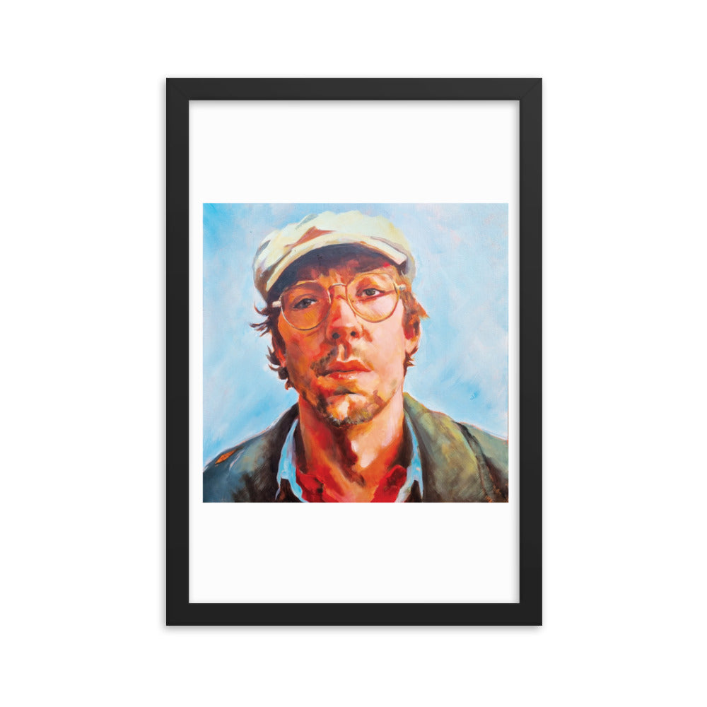 Justin Townes Earle (Painting) Framed Poster