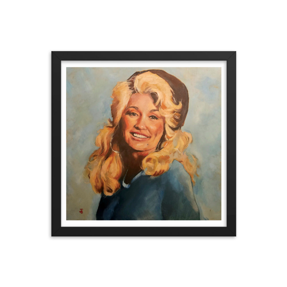Dolly Parton (Painting) Framed Poster