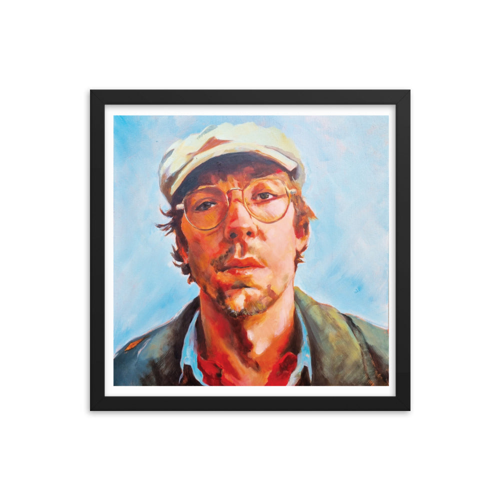 Justin Townes Earle (Painting) Framed Poster