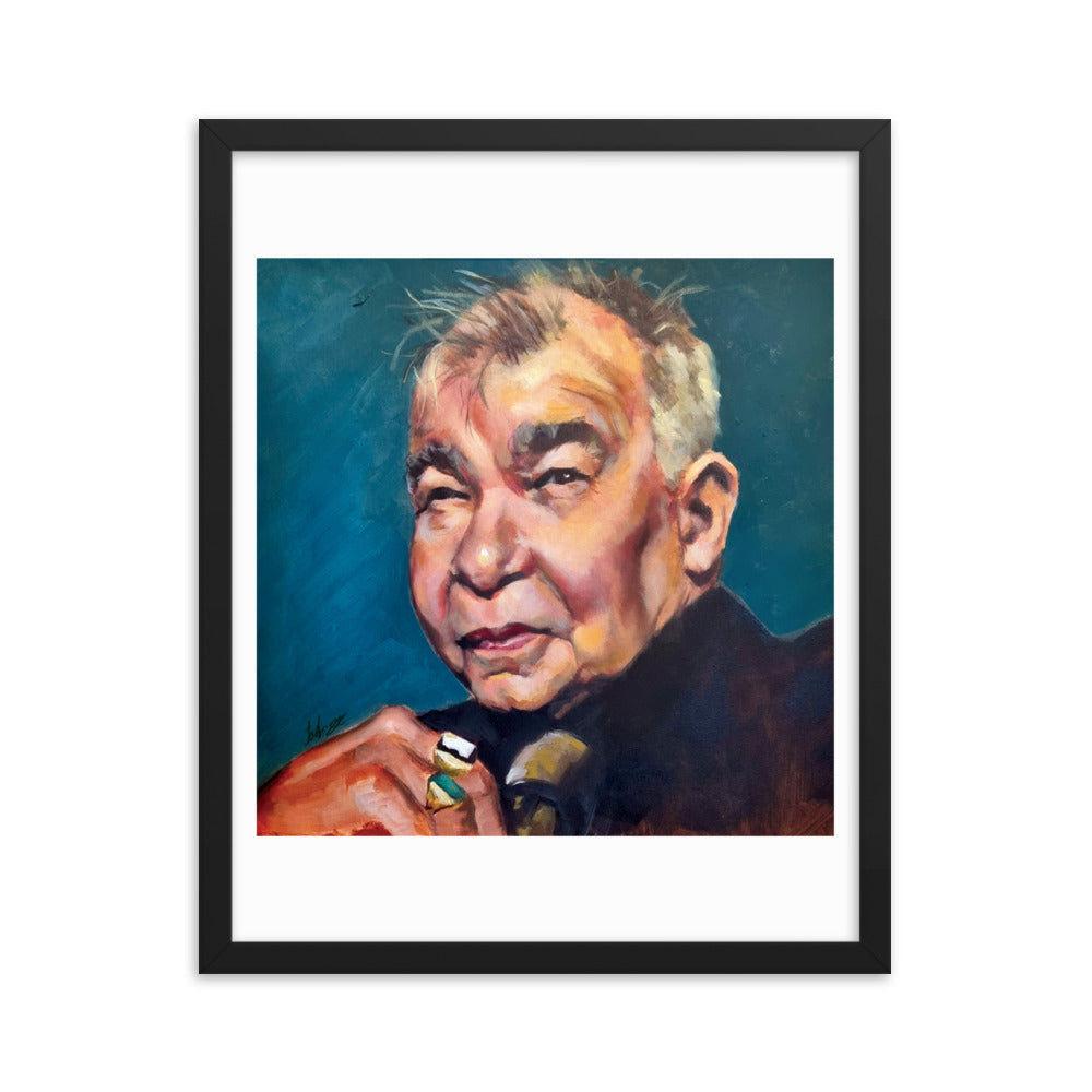 John Prine (Painting) Framed Poster