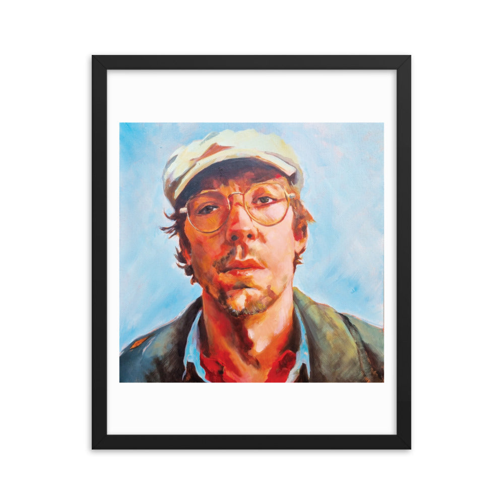 Justin Townes Earle (Painting) Framed Poster