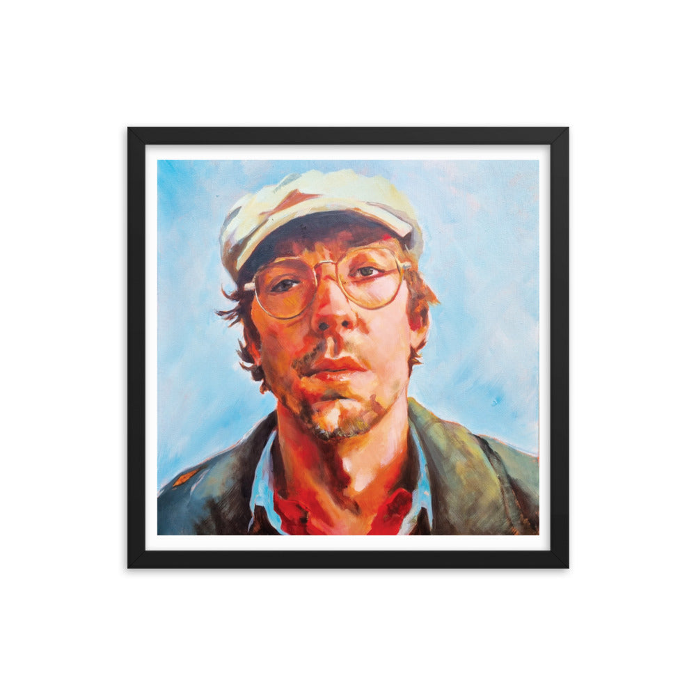 Justin Townes Earle (Painting) Framed Poster