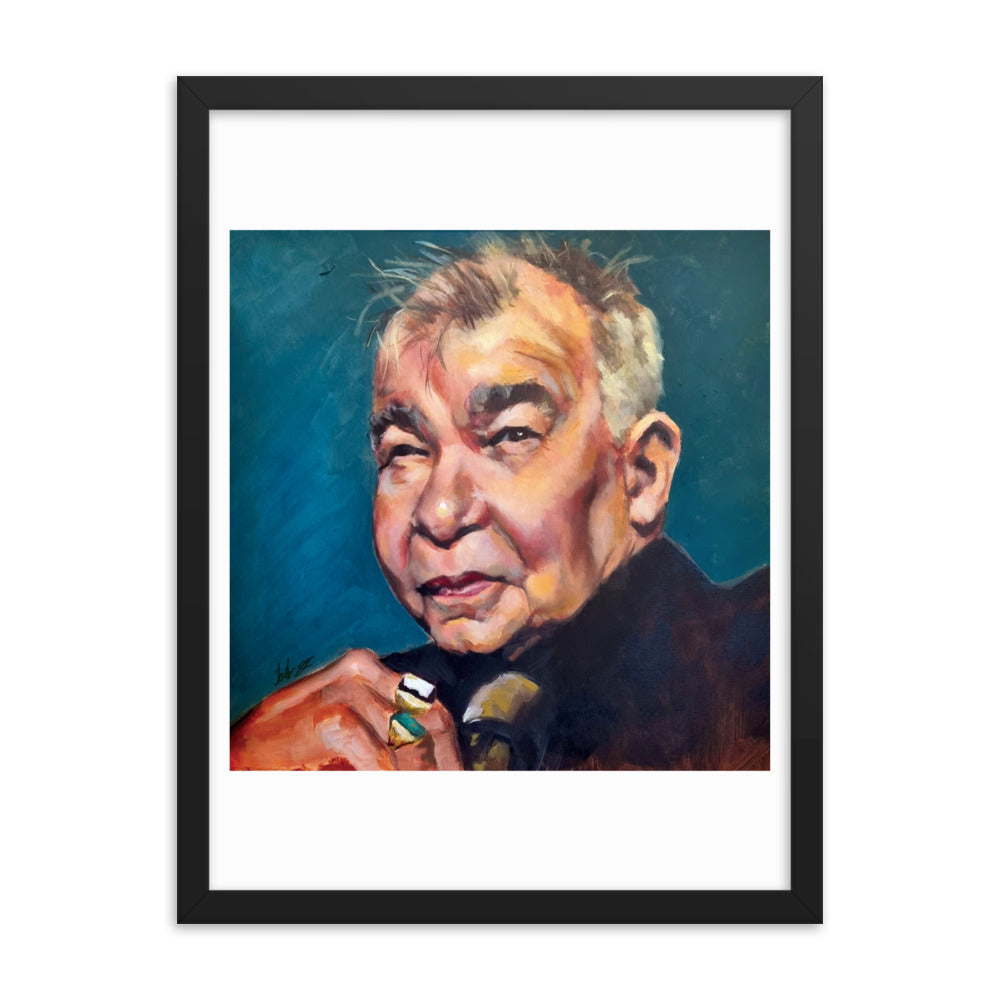 John Prine (Painting) Framed Poster