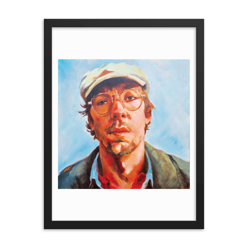 Justin Townes Earle (Painting) Framed Poster