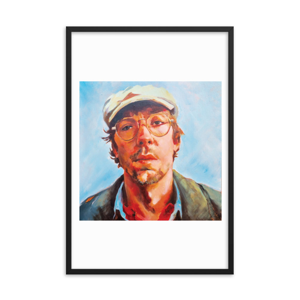 Justin Townes Earle (Painting) Framed Poster