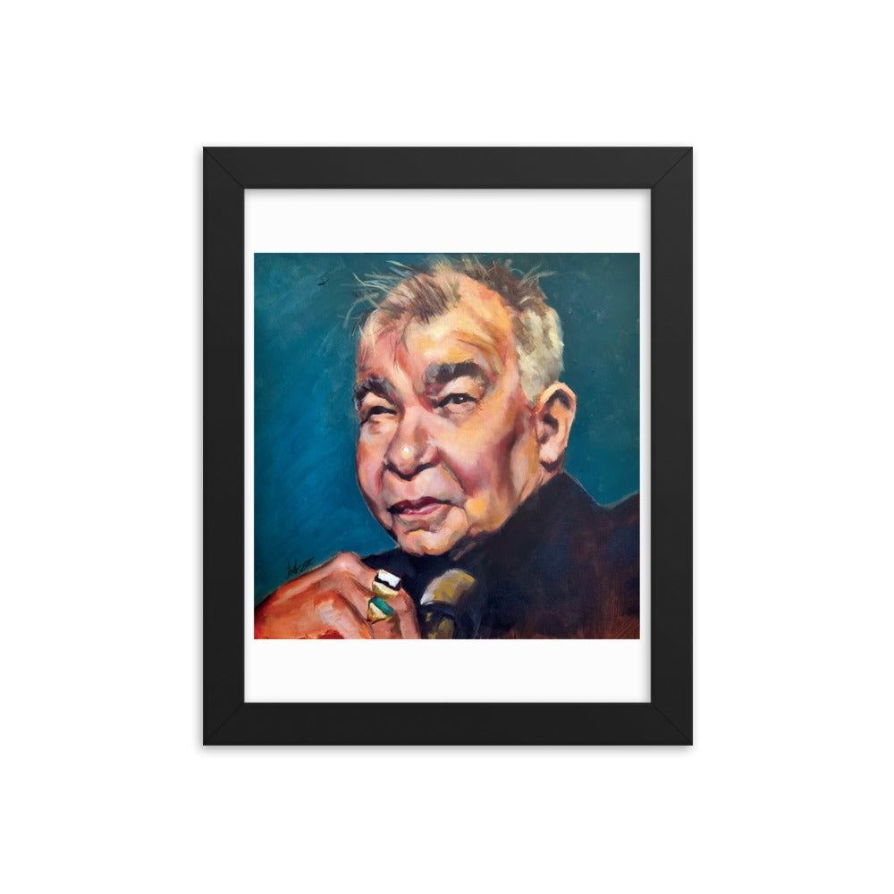 John Prine (Painting) Framed Poster