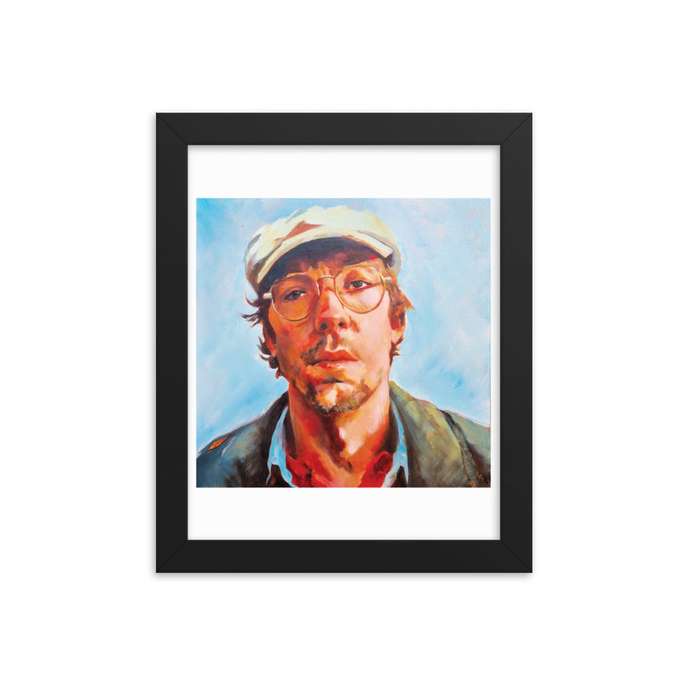 Justin Townes Earle (Painting) Framed Poster