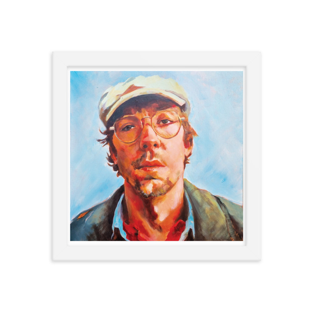 Justin Townes Earle (Painting) Framed Poster