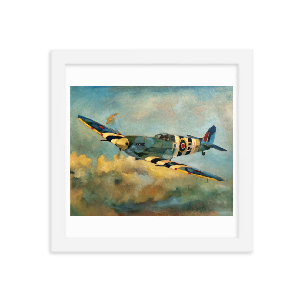 Spitfire (Painting) Framed Poster