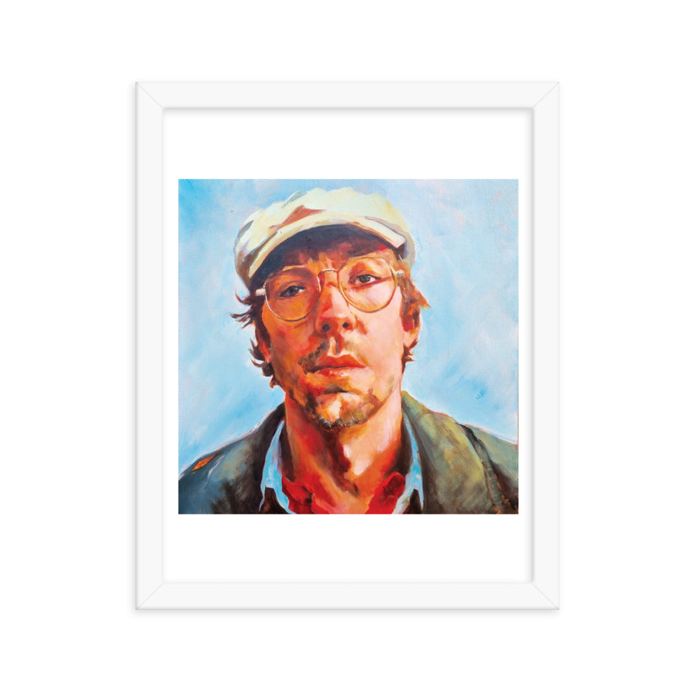 Justin Townes Earle (Painting) Framed Poster