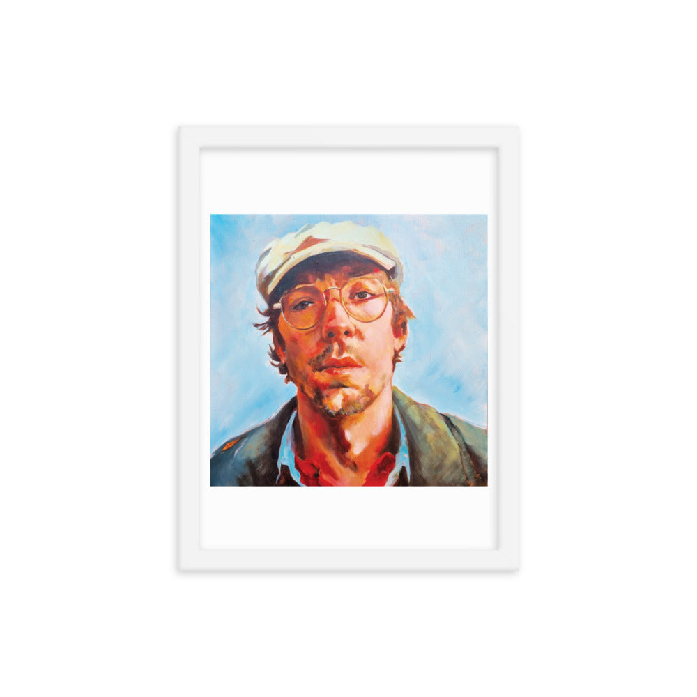 Justin Townes Earle (Painting) Framed Poster