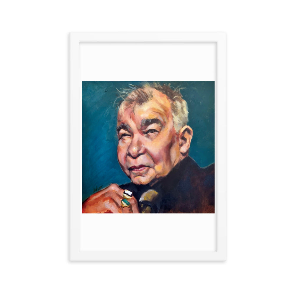 John Prine (Painting) Framed Poster