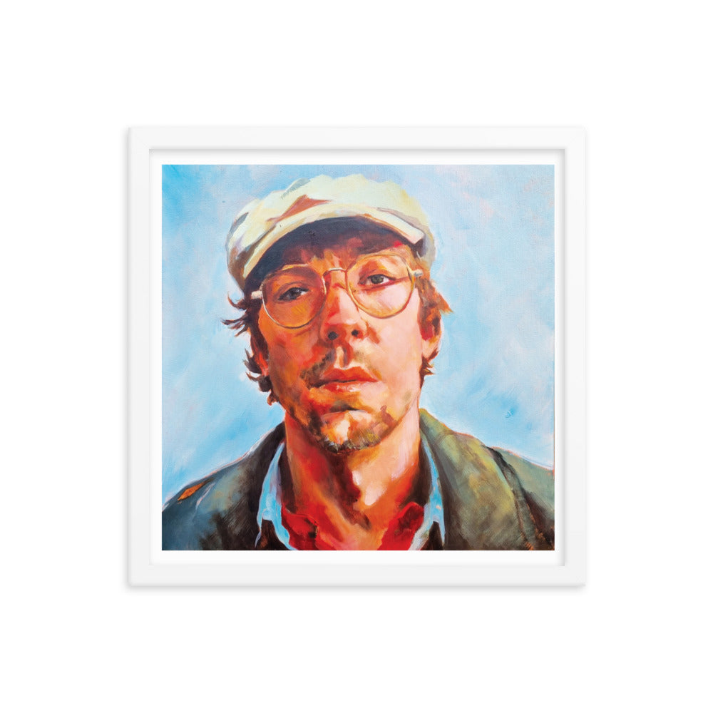 Justin Townes Earle (Painting) Framed Poster