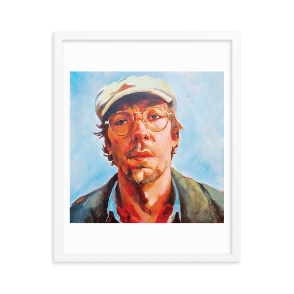 Justin Townes Earle (Painting) Framed Poster