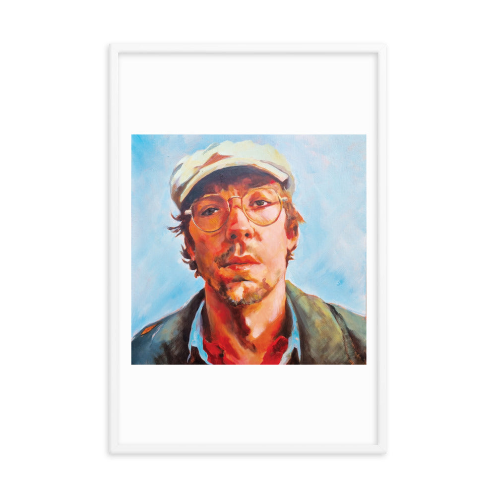 Justin Townes Earle (Painting) Framed Poster