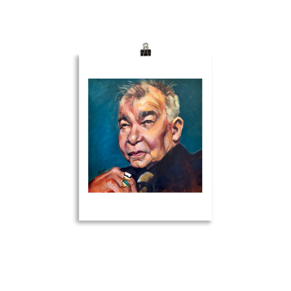 John Prine (Painting) Poster