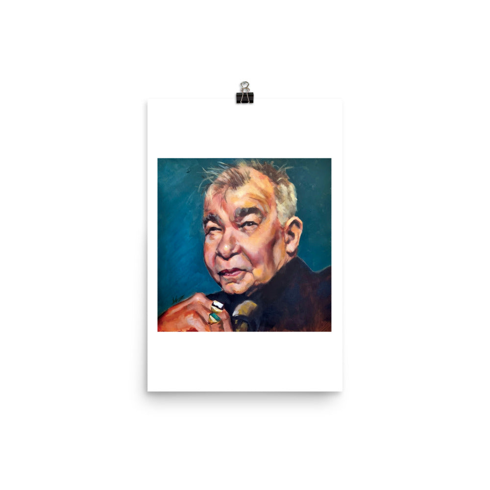 John Prine (Painting) Poster