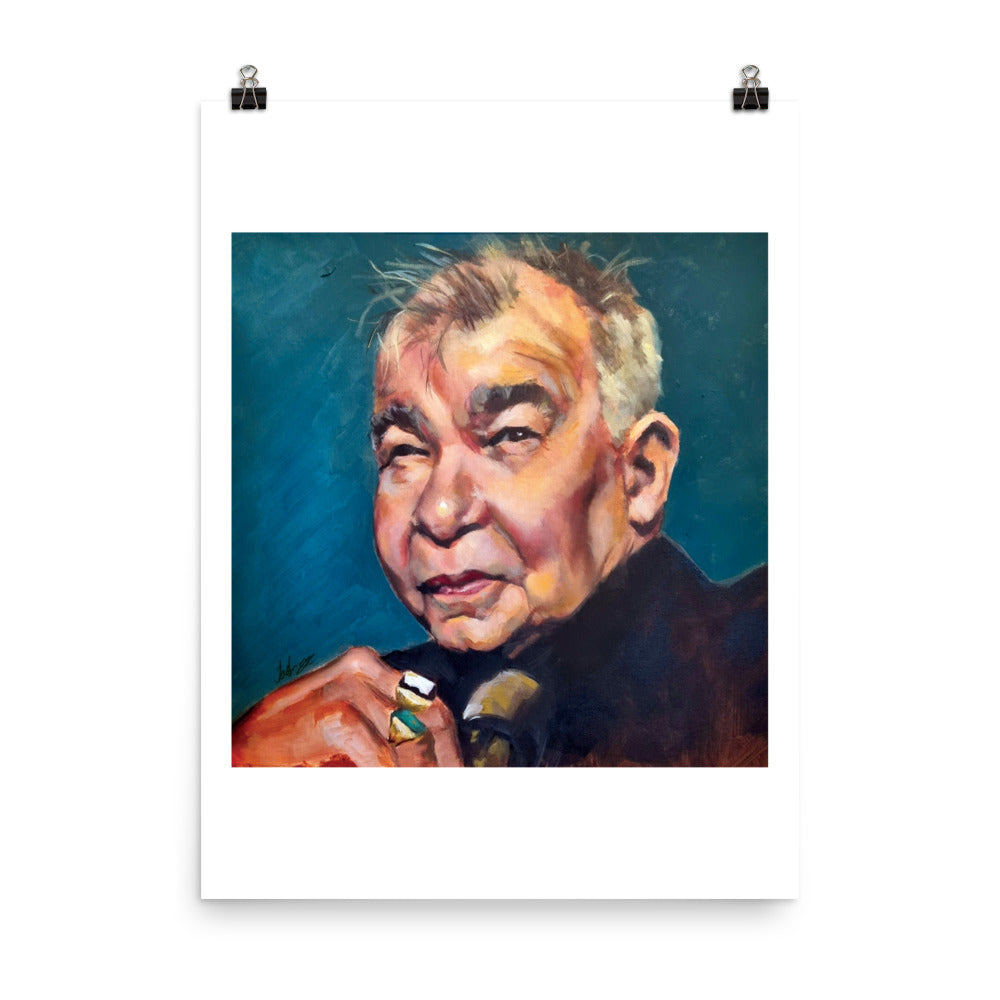 John Prine (Painting) Poster