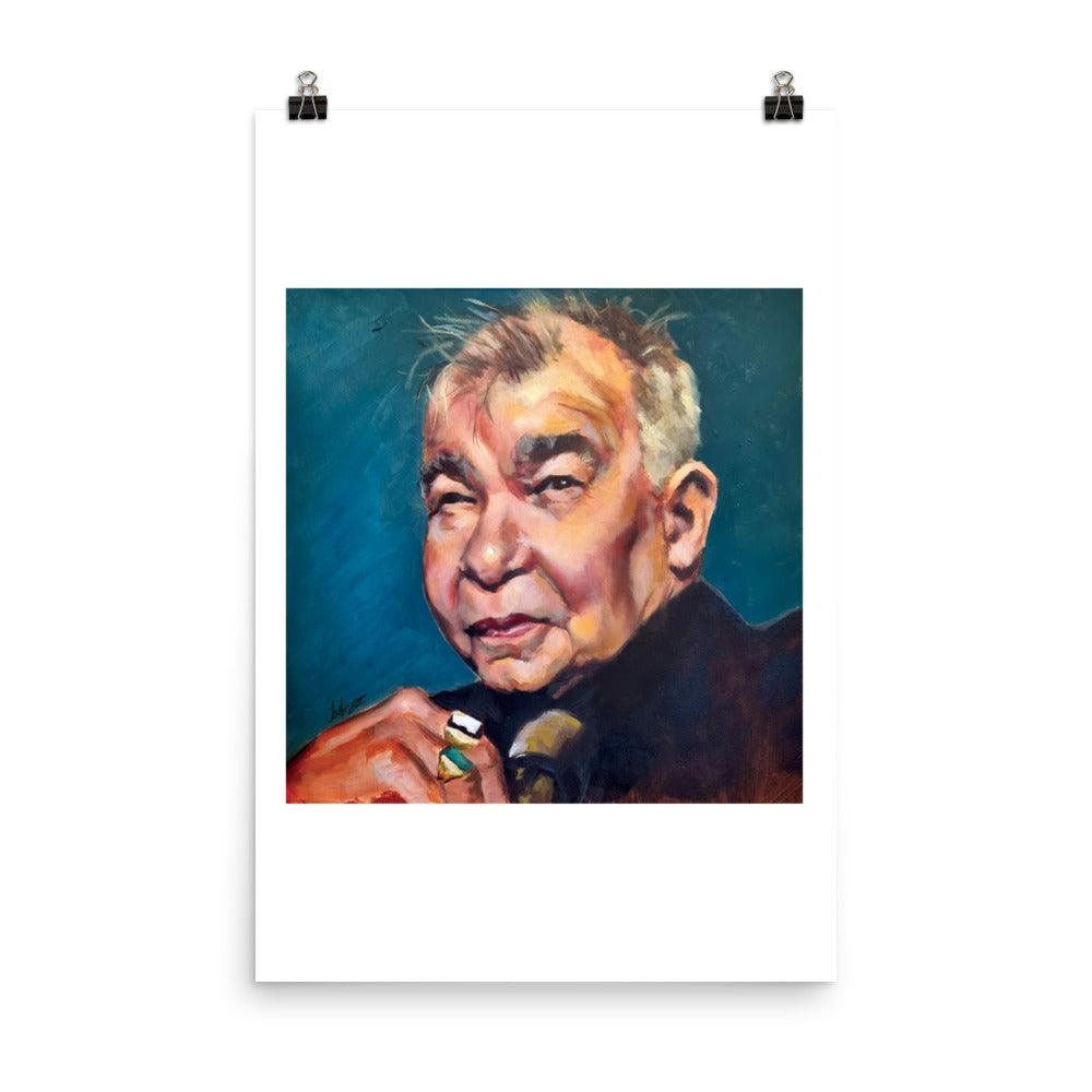 John Prine (Painting) Poster