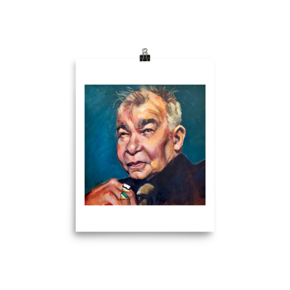 John Prine (Painting) Poster