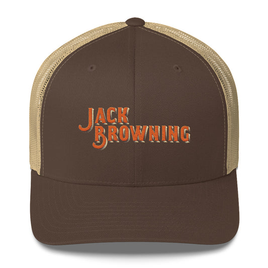 Jack Browning Logo Vintage Trucker Cap